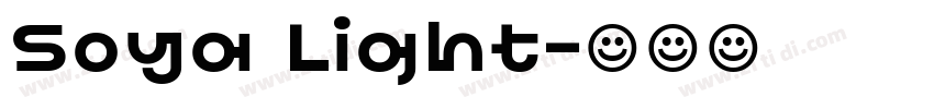 Soya Light字体转换